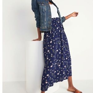 Old navy Floral-Print Midi Skirt for Women